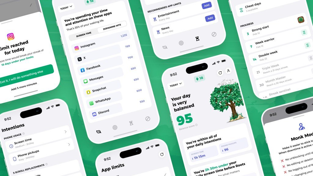 Roots는 '디지털 도파민'을 추적하는 스크린 타임 앱을 소개합니다